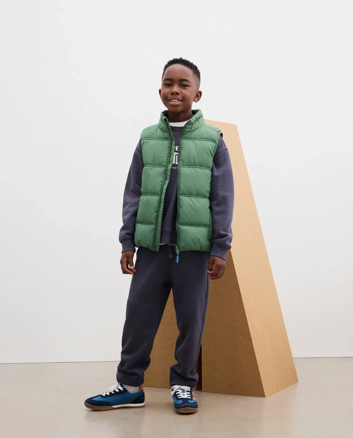 Детский жилет для мальчиков хлопковый Kids El Corte Inglés, Verde