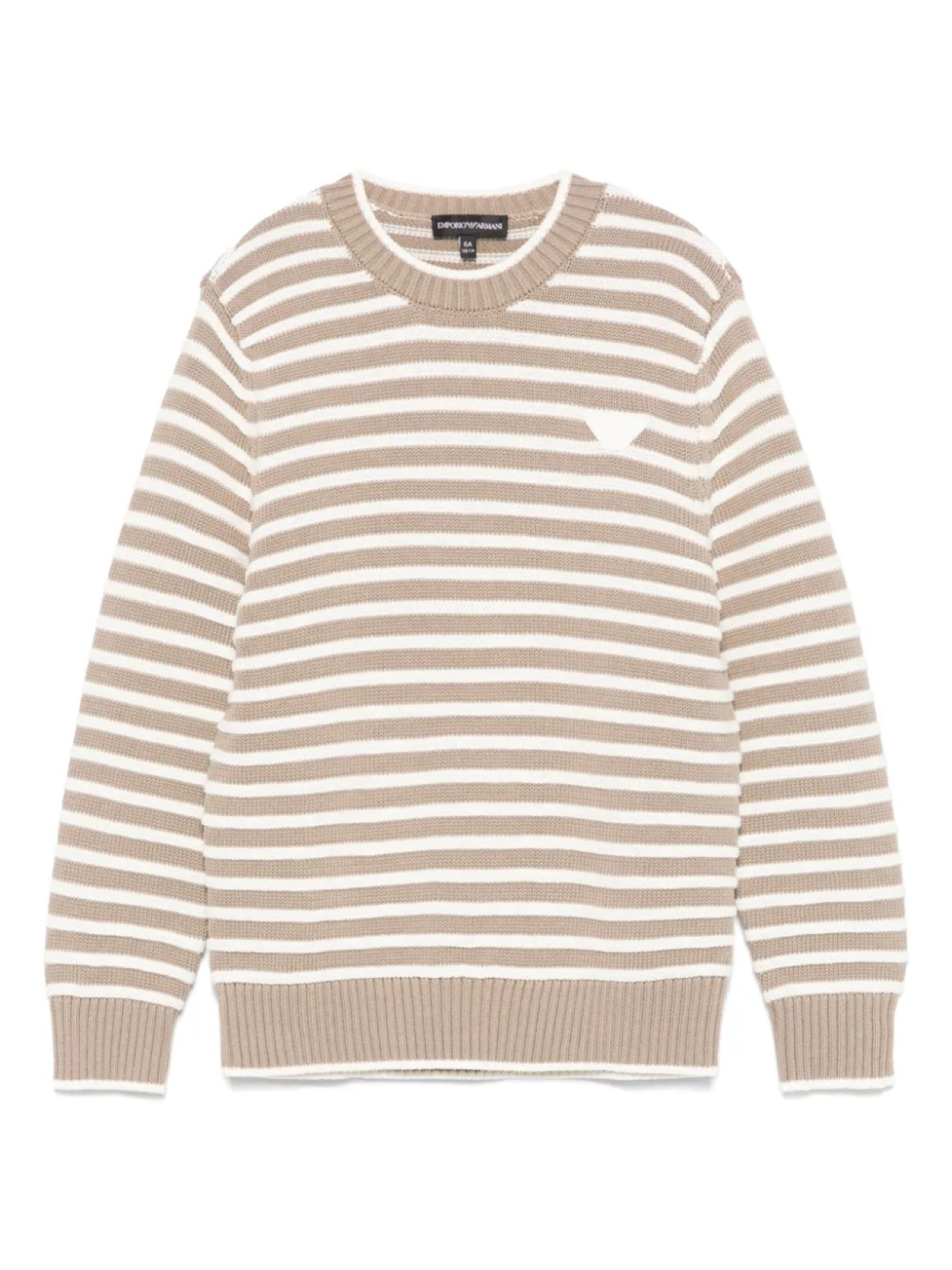 

Emporio Armani Kids свитер в полоску, зеленый
