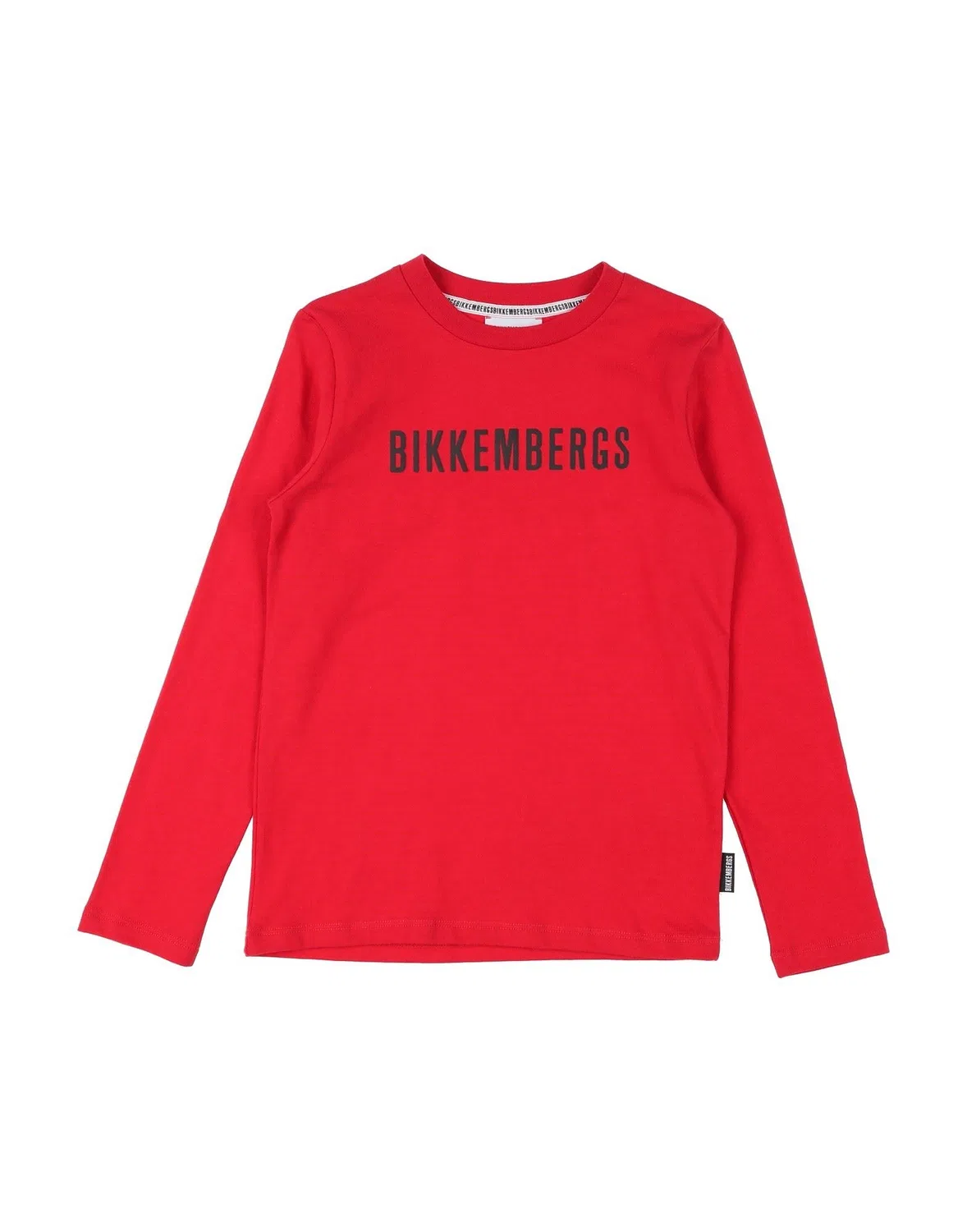 Детская футболка с длинным рукавом Bikkembergs, красный