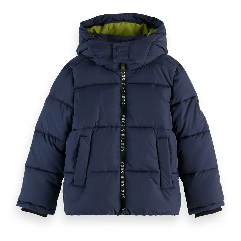 Пуховик Scotch & Soda, синий