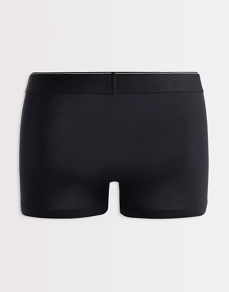 Трусы Monogram Cotton 3 шт Calvin Klein, черный — фото 3