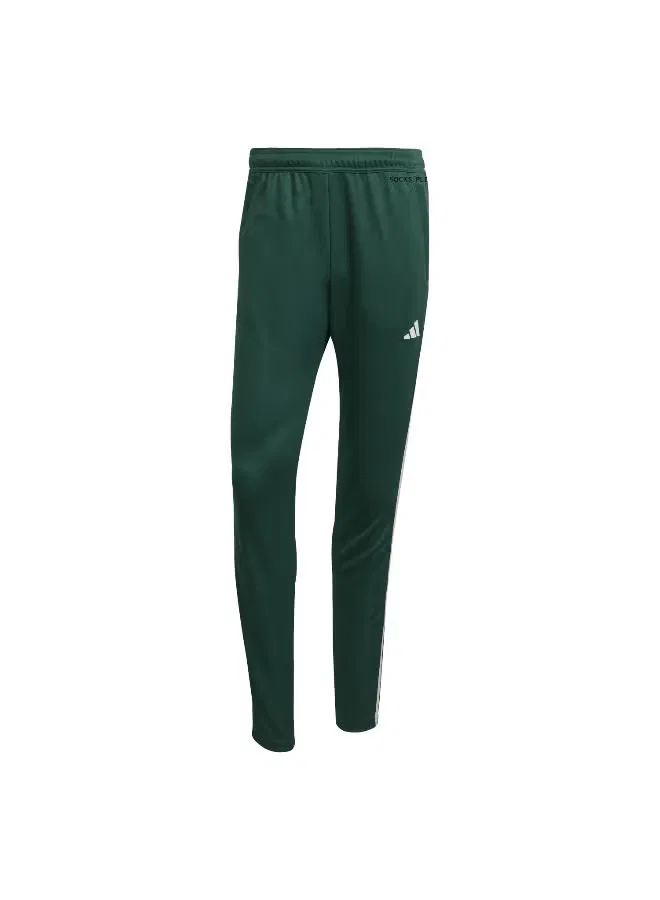 Штаны тренировочные с зауженными брюками Train Essentials 3-Stripes Adidas, зеленый