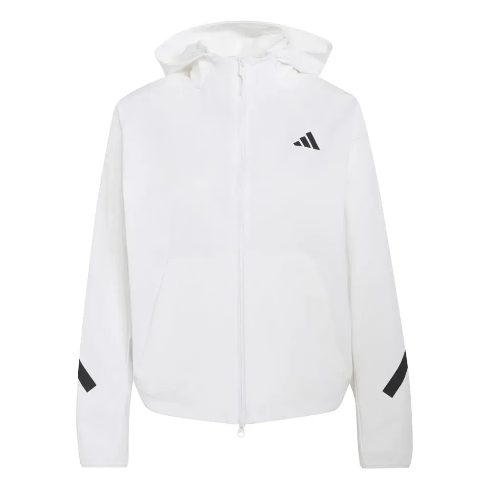 Женская куртка из коллекции Z.N.E. Adidas, White — фото 3