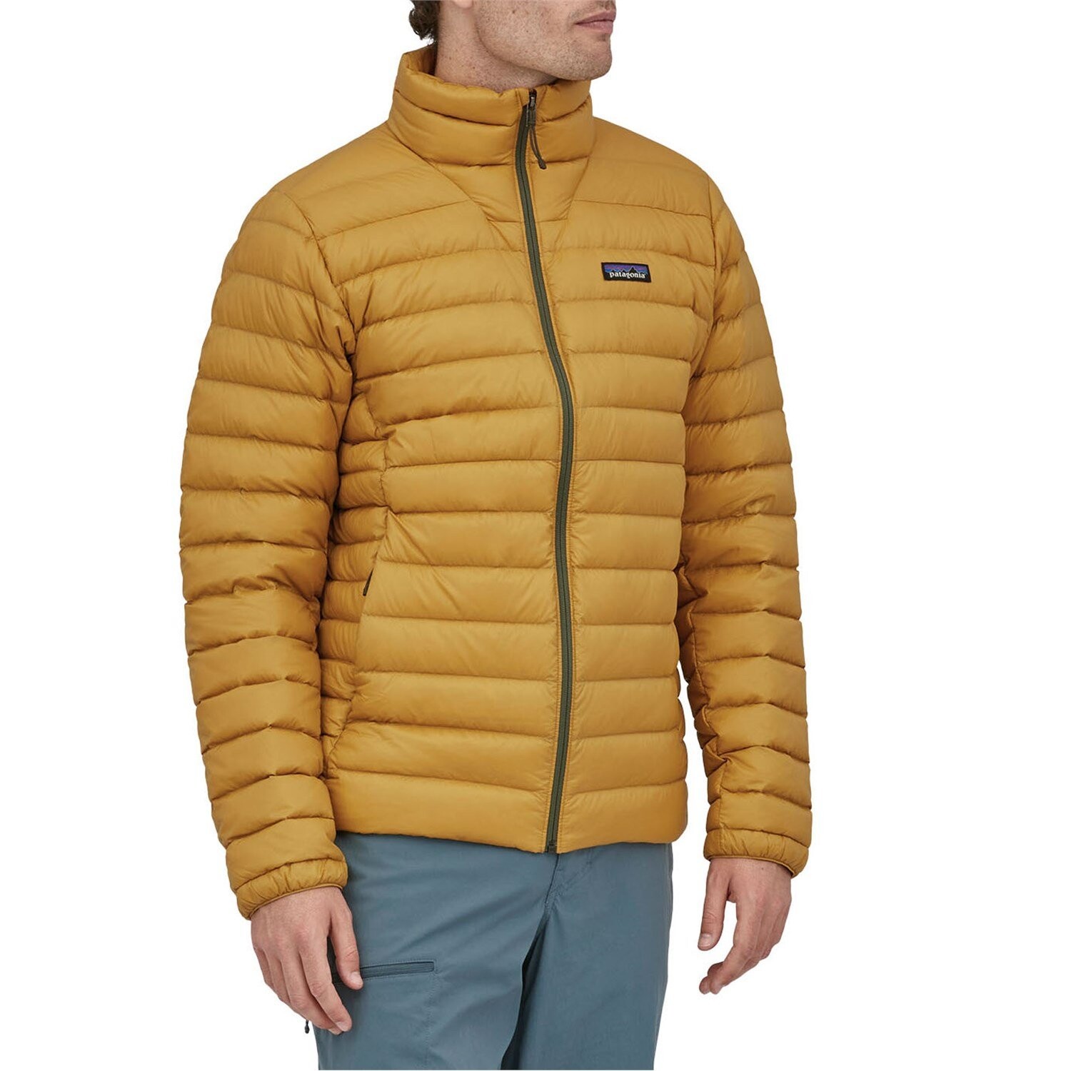 

Пуховик Patagonia Down Sweater, коричневый