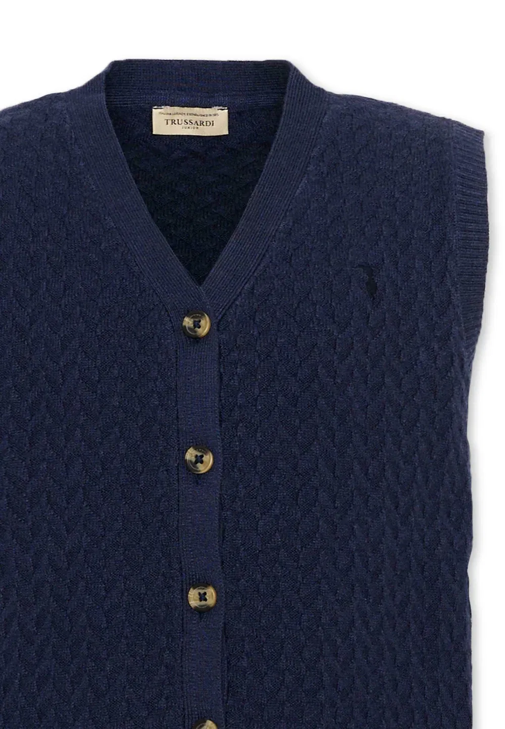 Сманикато - жилет Tru Trussardi Junior, Blue — фото 3