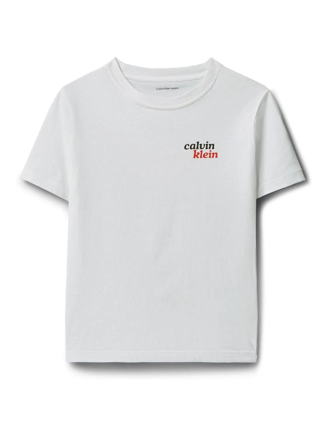 Футболка с логотипом Calvin Klein Jeans Kids, белая — фото 4