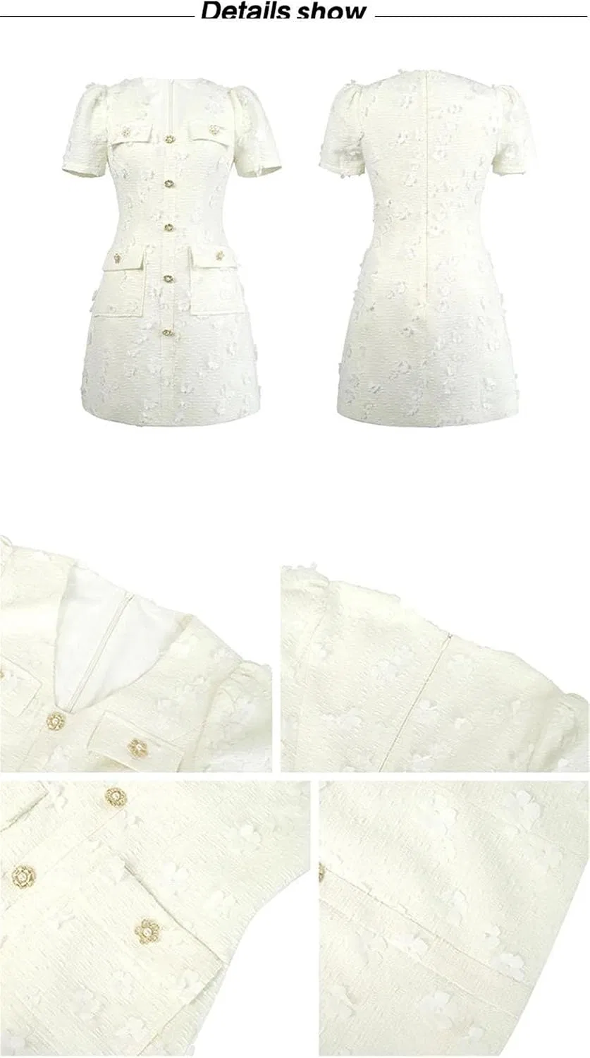Женское платье с цветочным принтом, фасон русалка, Beige — фото 4