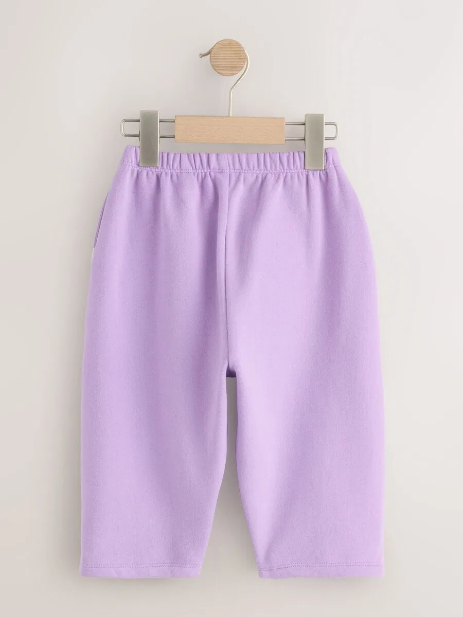 Брюки Next Barrel Pants кремового, коричневого и лавандового цвета — фото 2