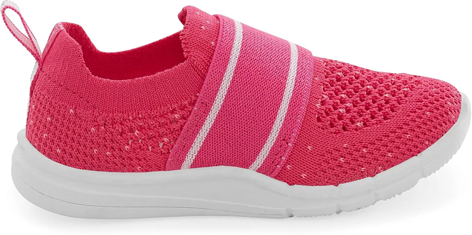 Детские кроссовки для девочек Powell OSHKOSH B'GOSH, White/Coral — фото 4