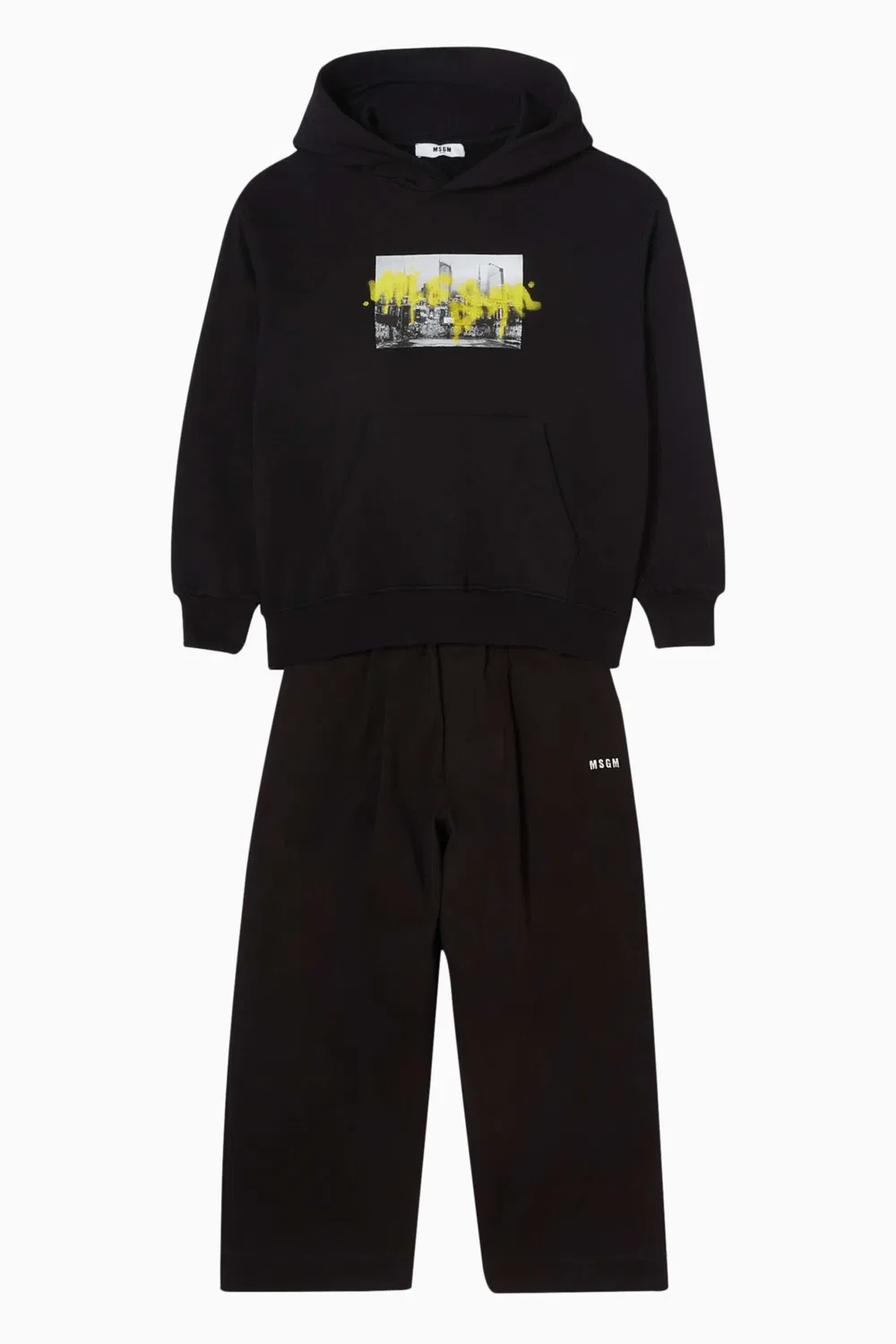 Широкие брюки из хлопка MSGM — фото 2