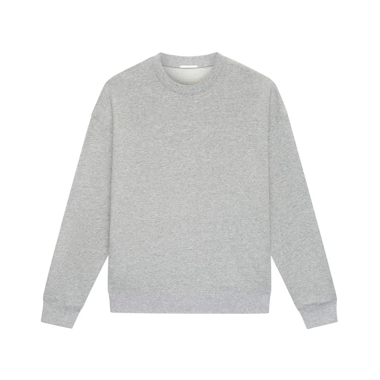 Детский свитшот свободного кроя с круглым вырезом Nice Rice, Heather Gray