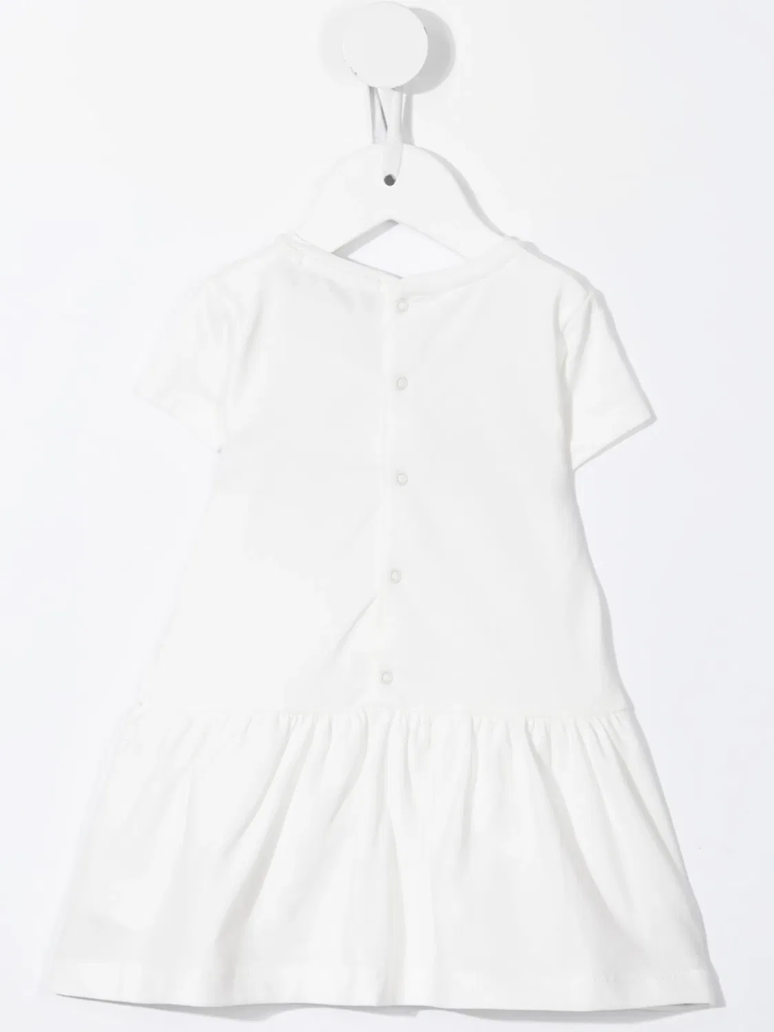 Платье-футболка с логотипом Aigner Kids, белый — фото 2