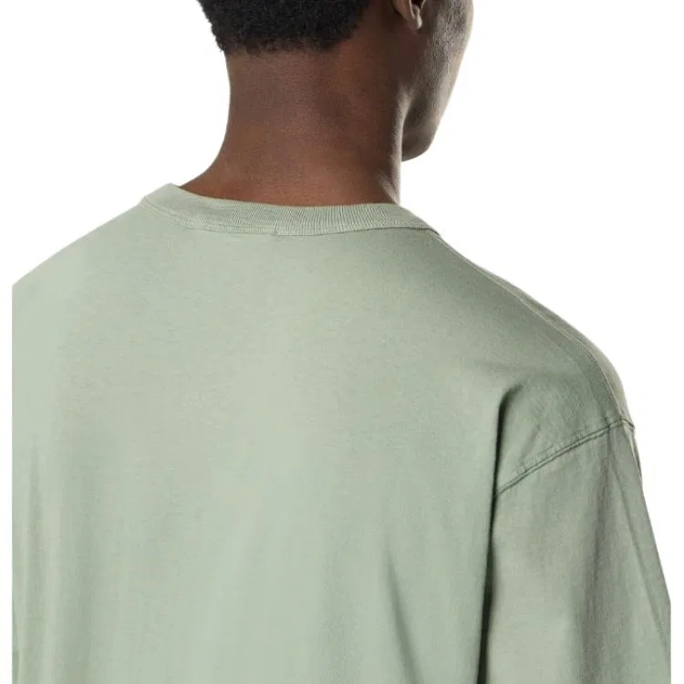 Мужская футболка с вышитым логотипом Logo Embroidered Crewneck T Shirt STONE ISLAND, Sage Green — фото 4