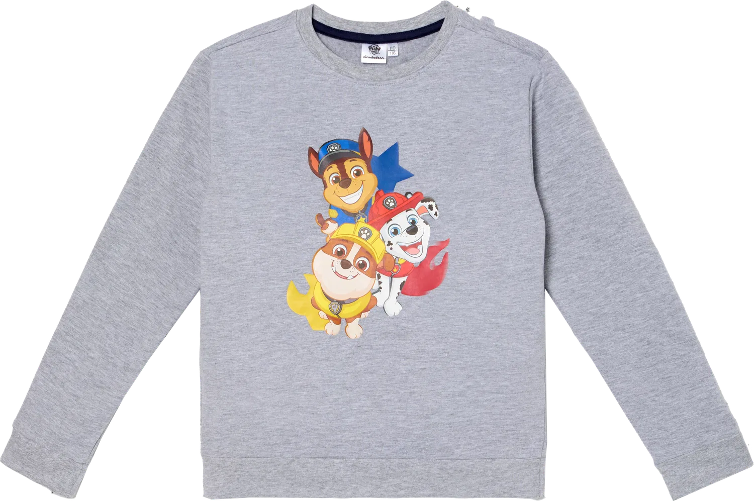 Детский свитшот PAW Patrol, серый