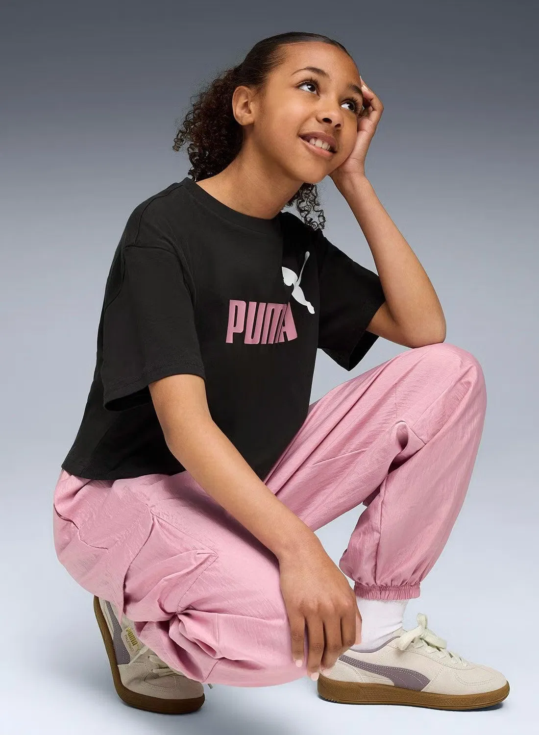 Штаны карго с карманами Bowtique Puma, розовый — фото 3