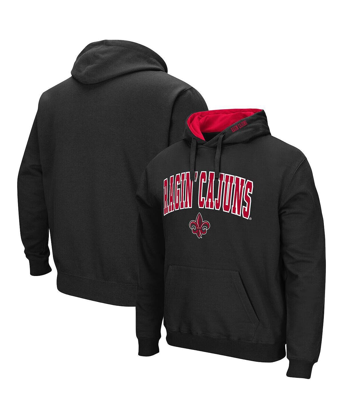 

Мужская черная толстовка с капюшоном louisiana ragin' cajuns arch и логотипом Colosseum, черный