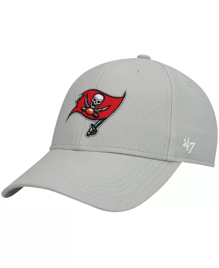 

Мальчики Pewter Tampa Bay Buccaneers Basic Secondary MVP Регулируемая кепка '47 Brand