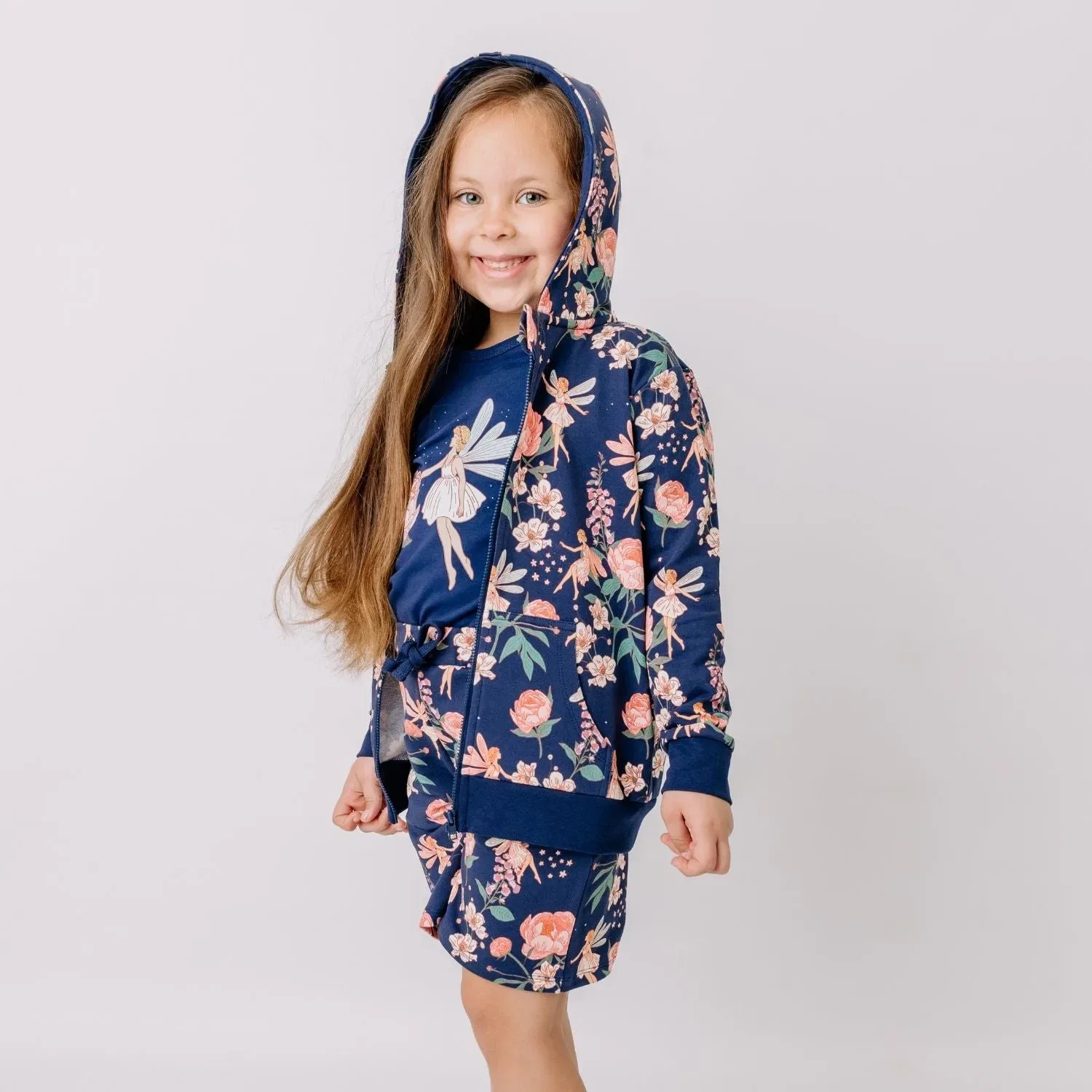Свитшот на молнии Fairies and Flowers Walkiddy