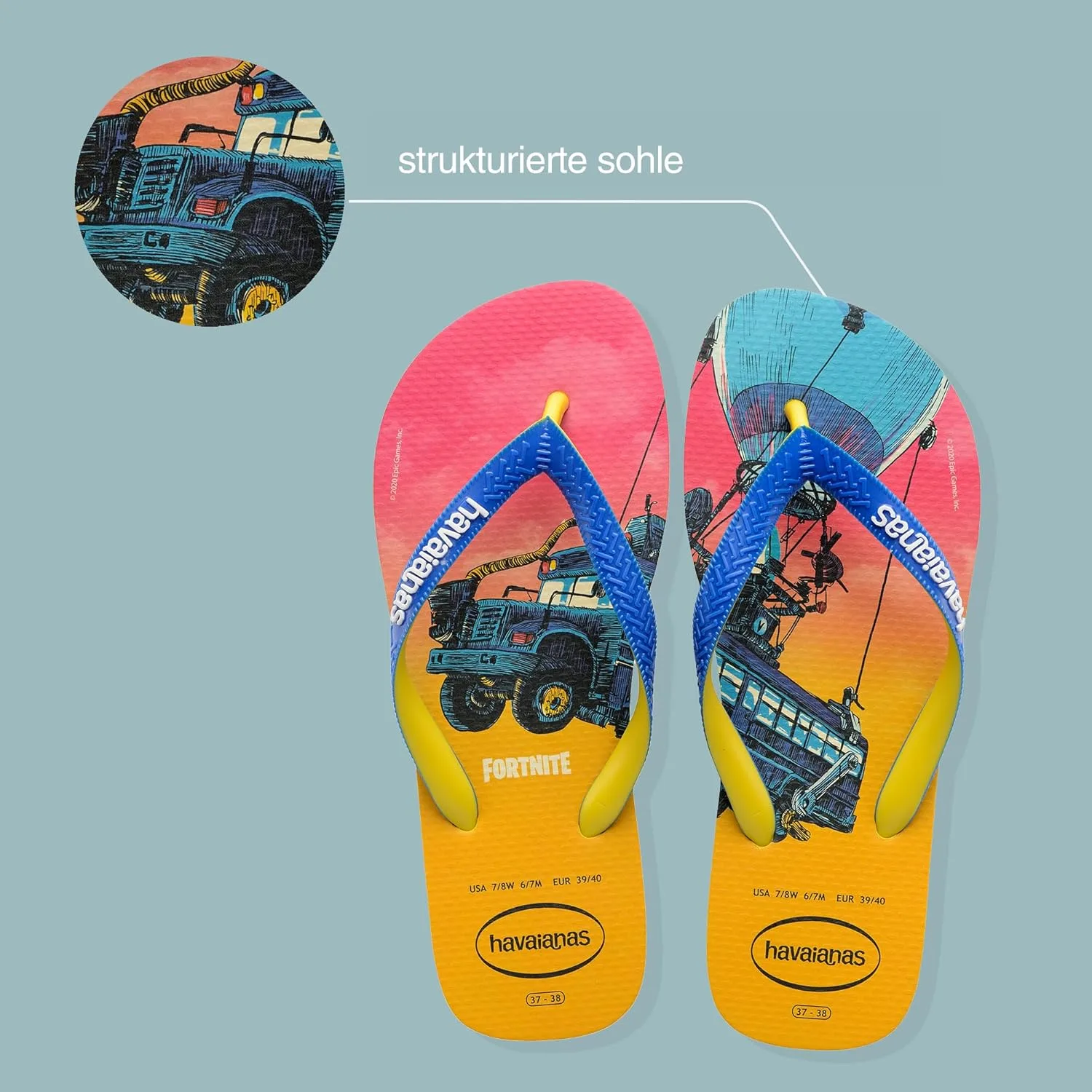 Шлепанцы Havaianas Fortnite — фото 3