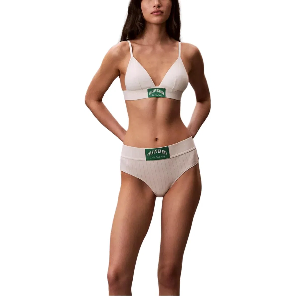 Женский комплект нижнего белья Calvin Klein, Бежевый