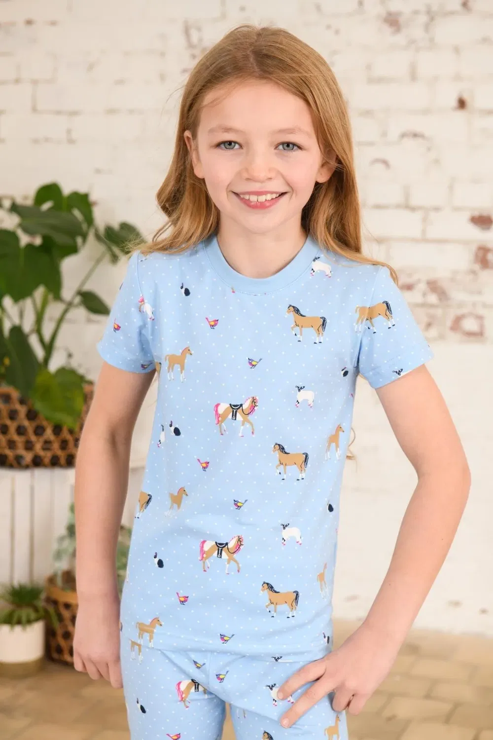 Детские пижамы с животным принтом Lighthouse Clothing, Blue