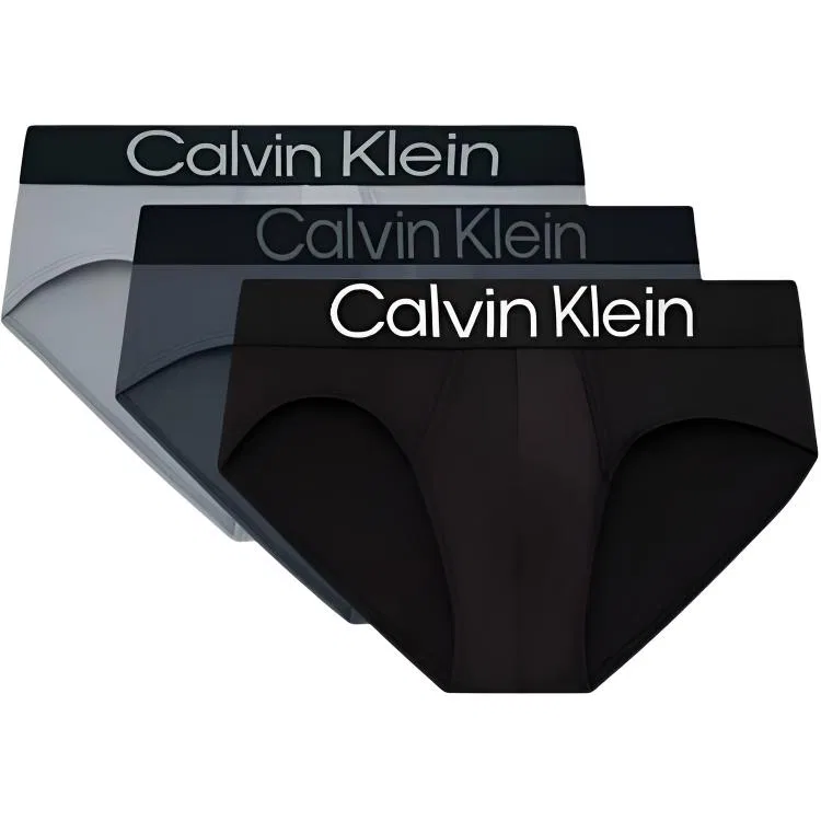 Мужское белье 3 шт Calvin Klein, Coconut Gray/Space Black/Urban Gray