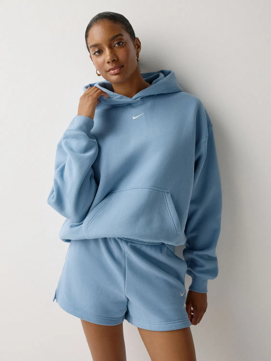 Худи Nike Studio Fleece Oversized, Work Blue