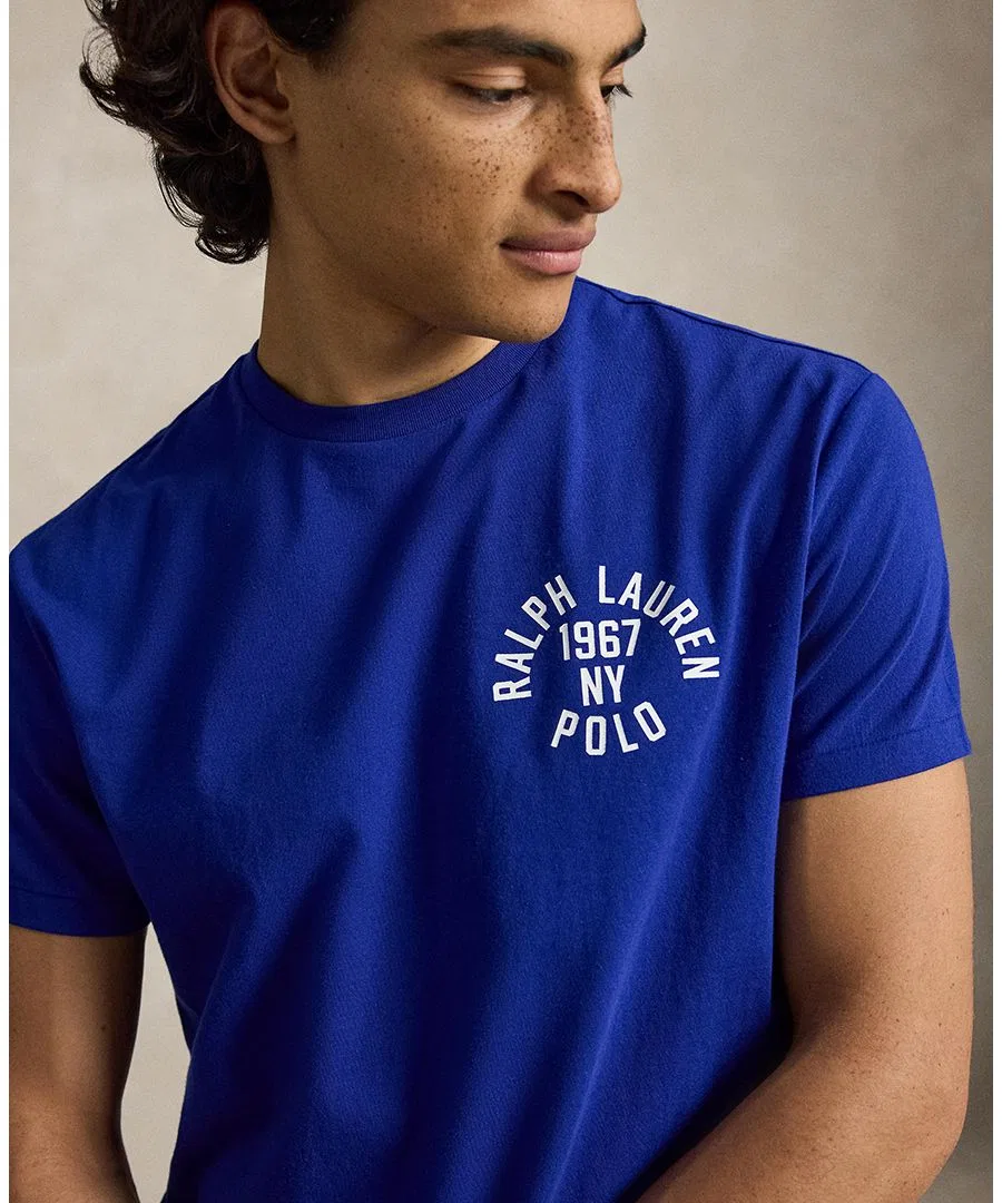Мужская футболка с принтом Polo Ralph Lauren, Heritage Royal — фото 3