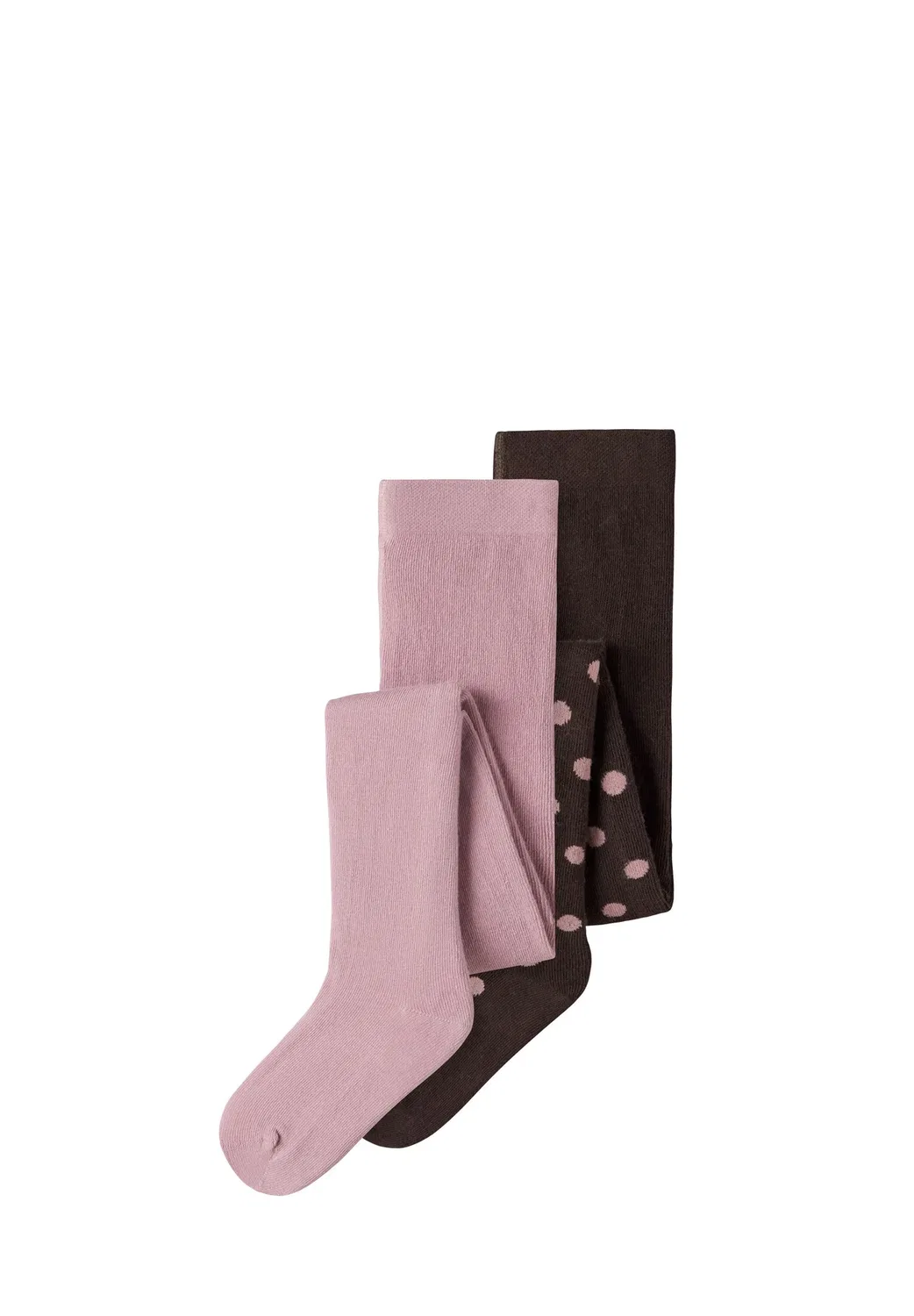 Колготки Nmfnina 2p, 2 шт. в упаковке - колготки Name It, Chocolate Plum Pack Lilas