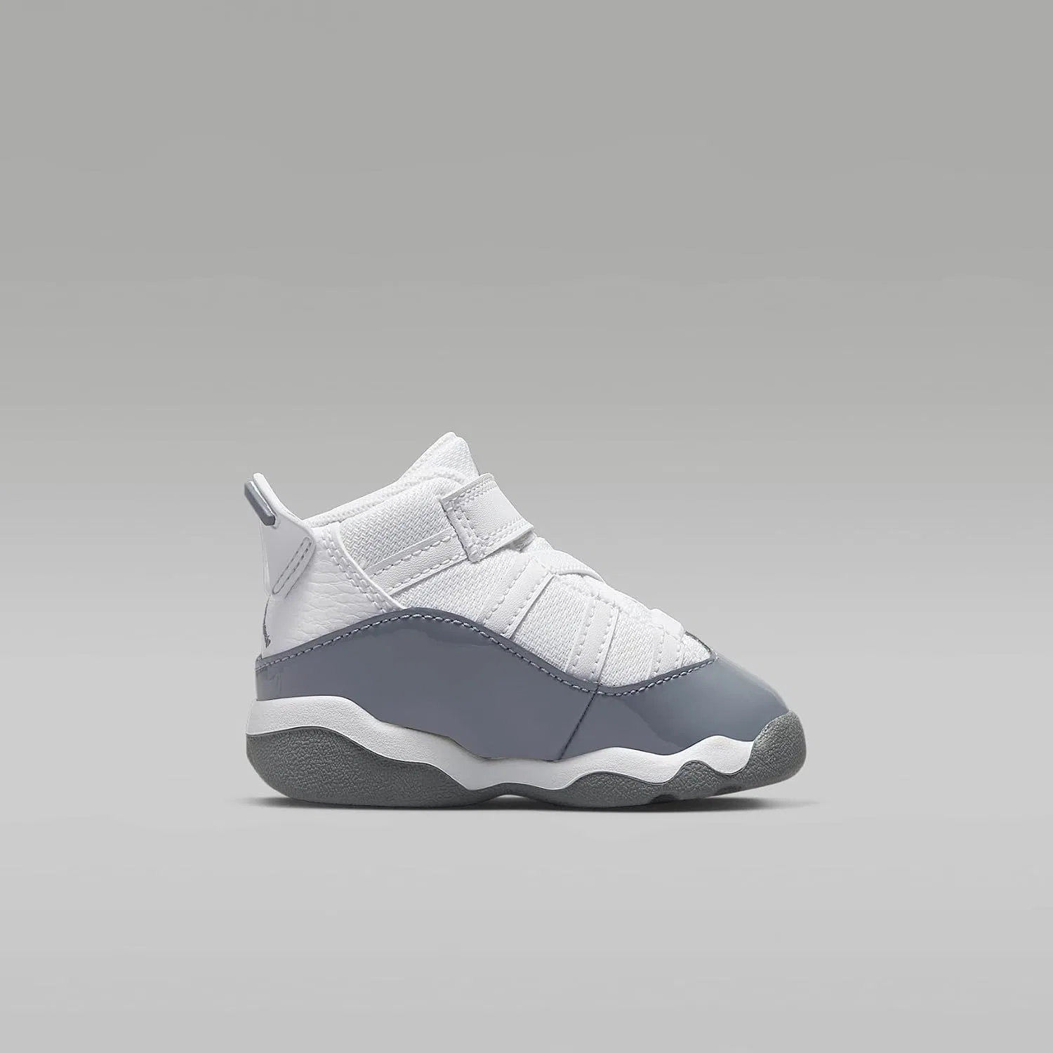 Детские кроссовки для мальчиков Jordan 6 Rings Nike, White/White/Cool Grey — фото 3