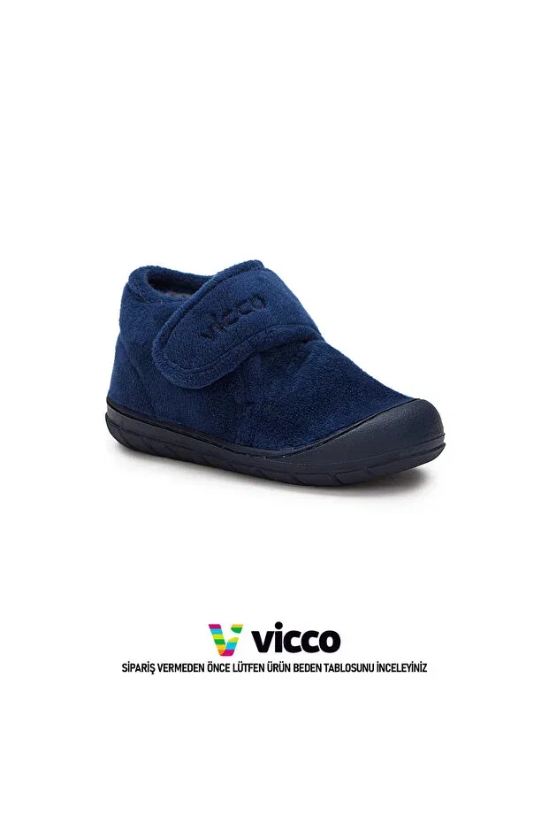 Детские домашние тапочки для мальчиков ортопедические Vicco, Navy Blue