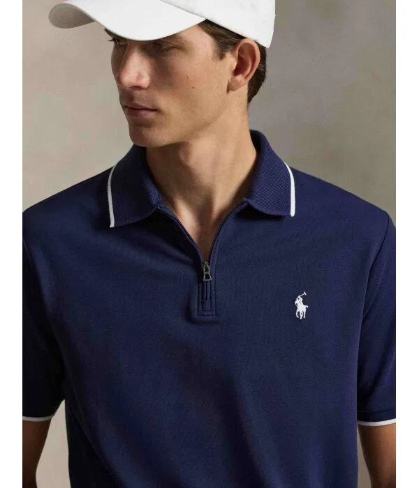 Мужское поло Relaxed Fit Polo Ralph Lauren, Blu Marino — фото 4