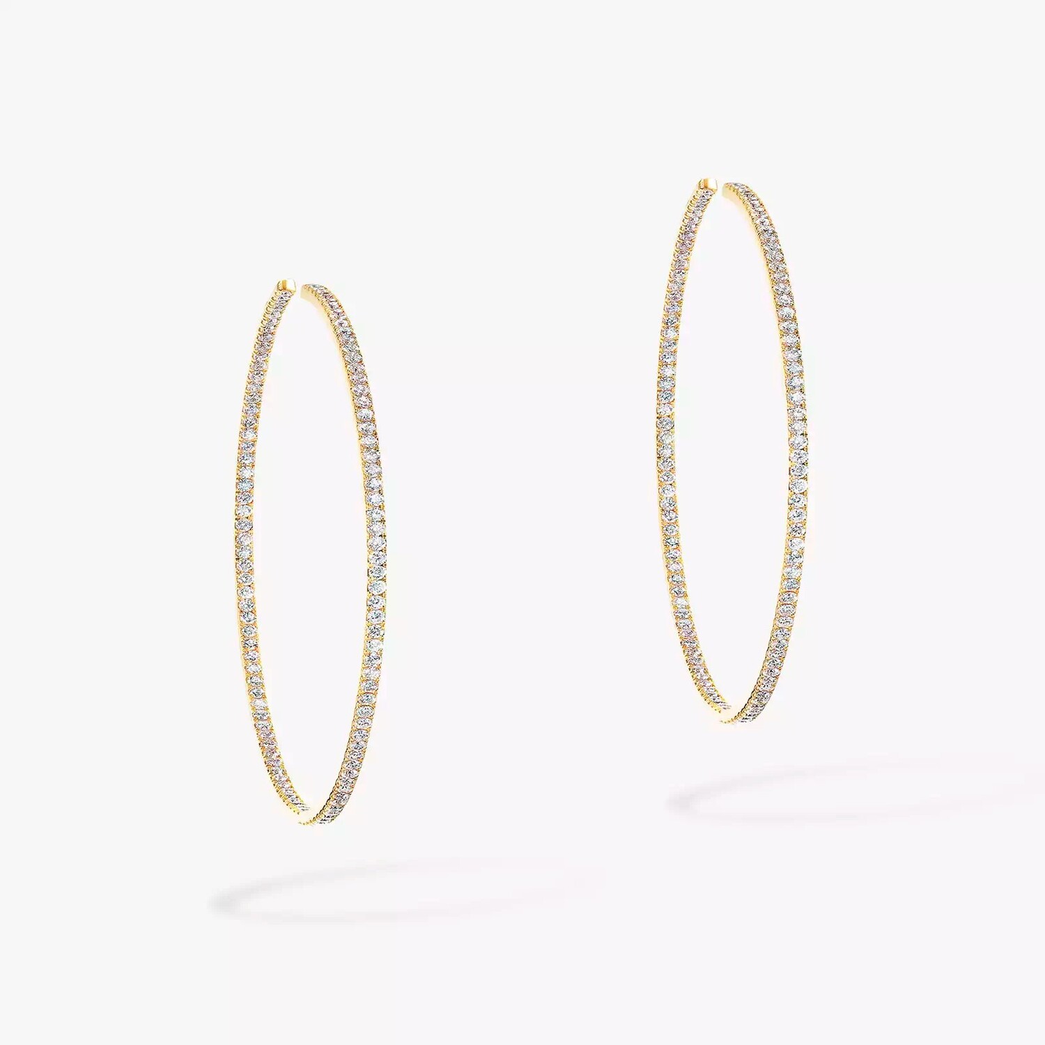 

Серьги-кольца Messika Gatsby Small Hoop, желтое золото/бриллиант