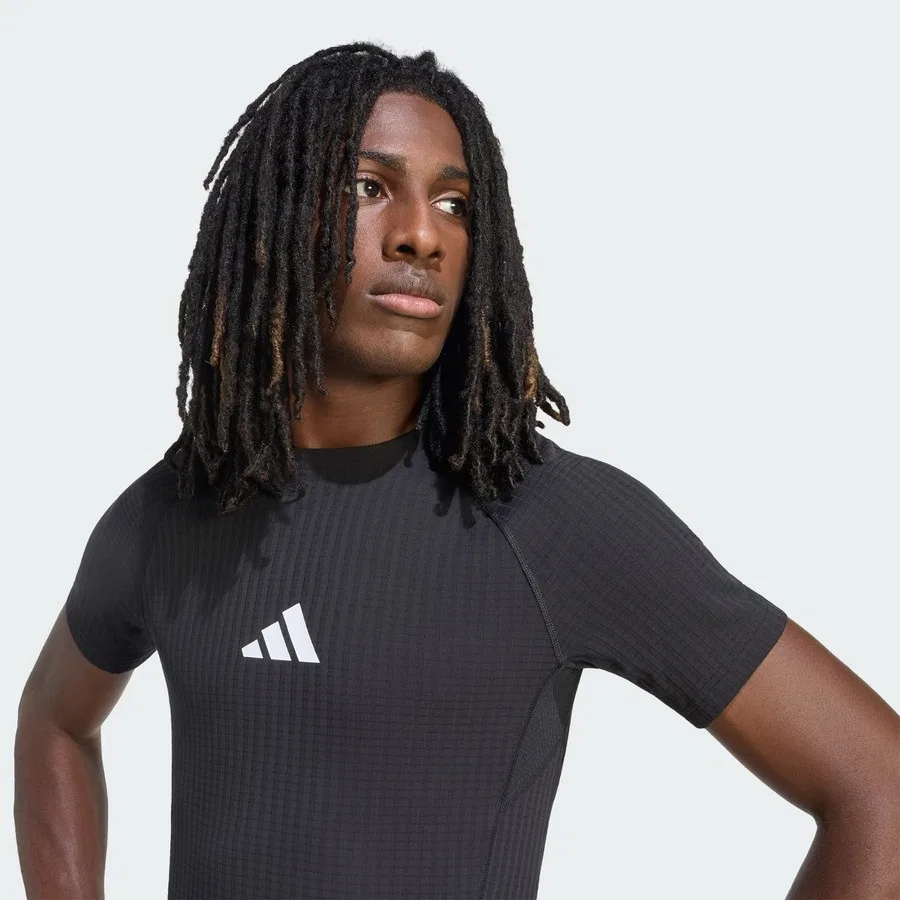 Футболка термобелье Terrex Xperior CLIMA365 Shortsleeve Baselayer adidas, Бело-оранжевый — фото 4
