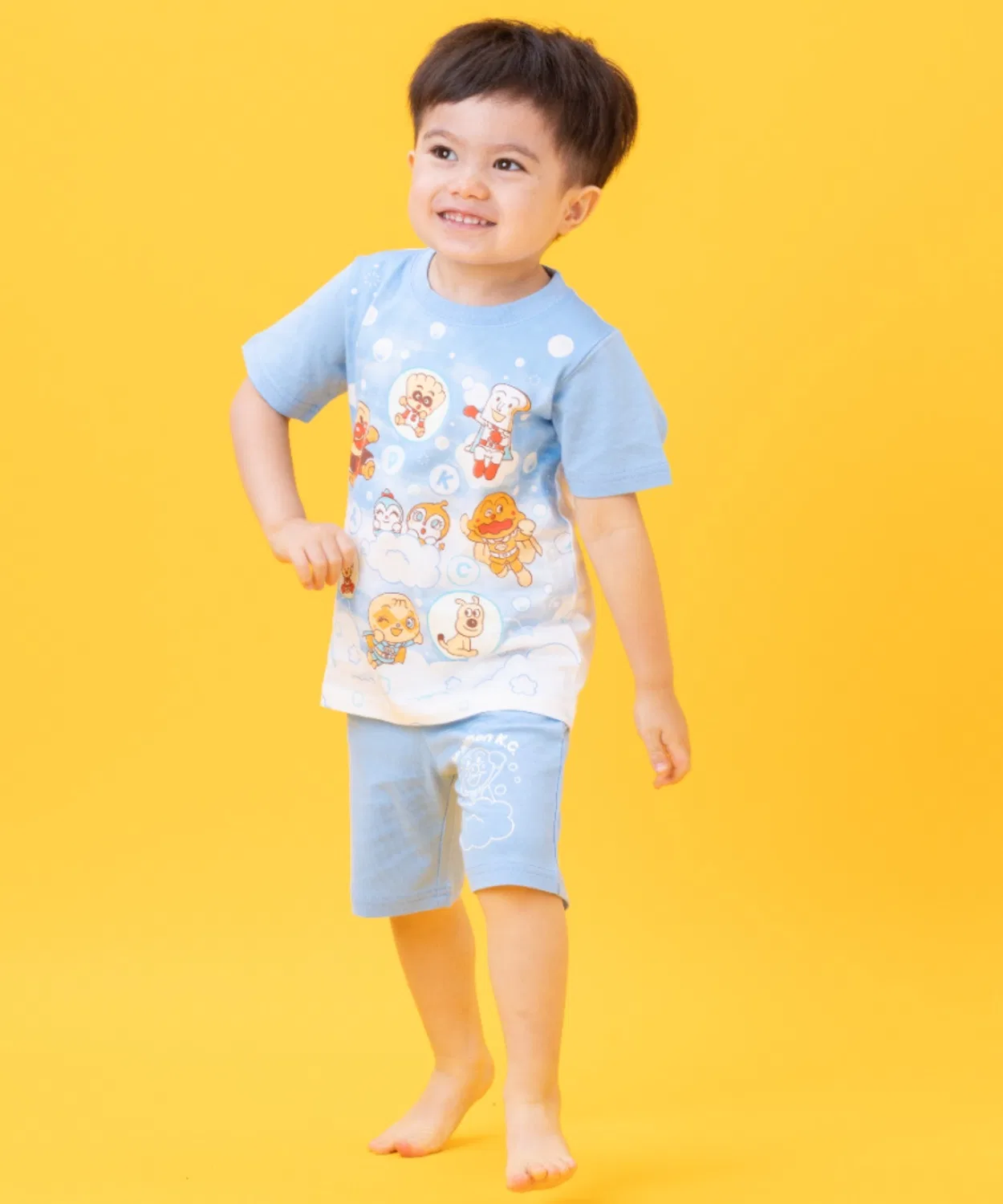 Детская светящаяся пижама с длинным рукавомAnpanman Kids Collection, Blue