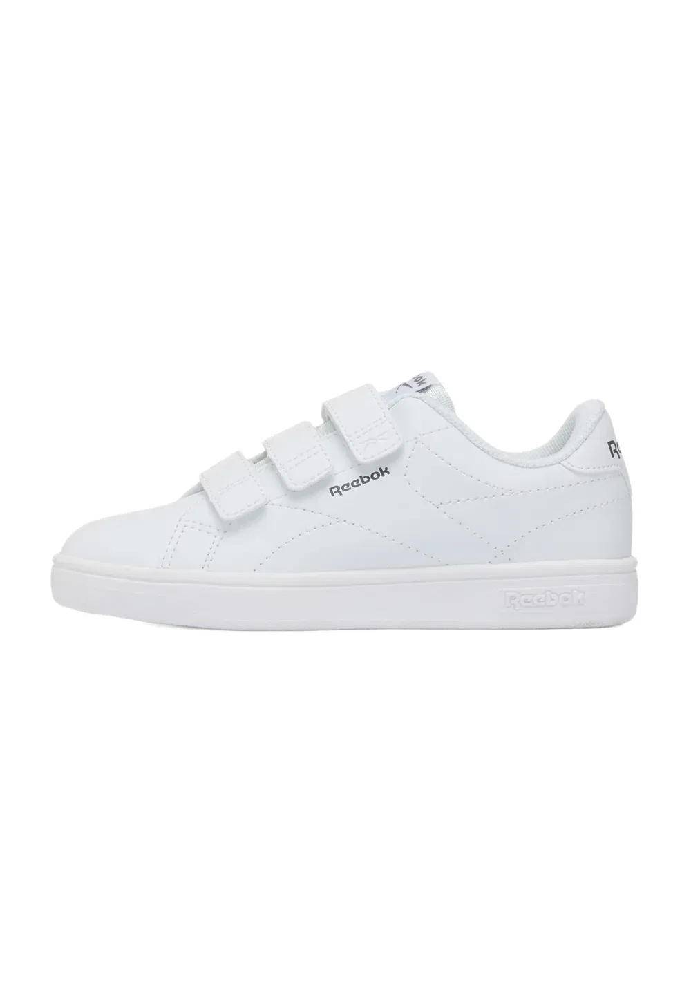 Кроссовки для ходьбы Court clean на липучках, белые, унисекс Reebok, White White Grey