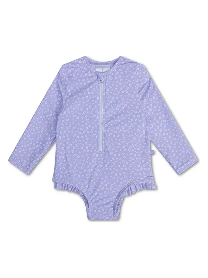 Купальник с принтом леопард Leopard Swim Essentials, фиолетовый