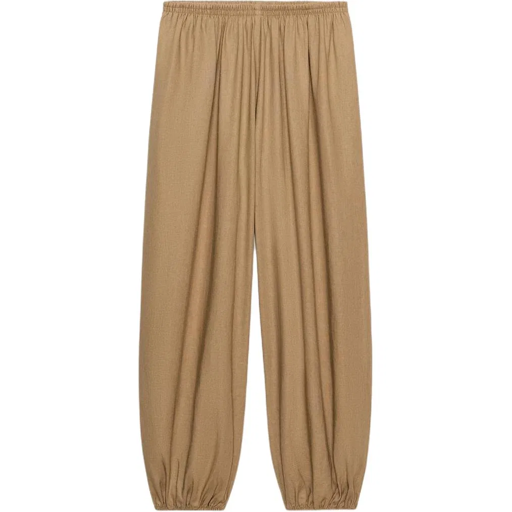 Женские брюки свободного кроя с фонариками Sand ZARA, Sand