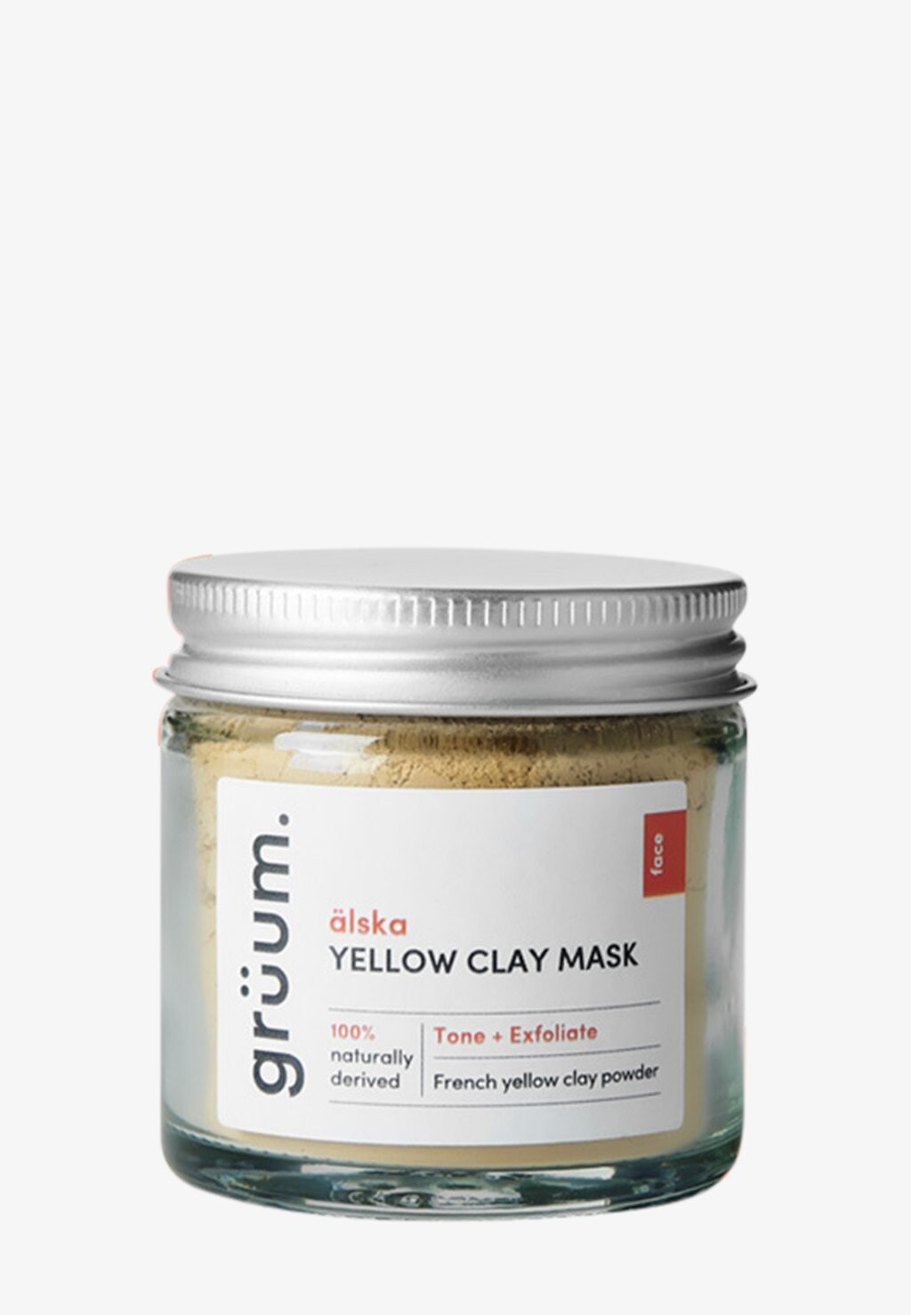 

Маска для лица Älska Yellow Clay Face Mask grüum, серебро