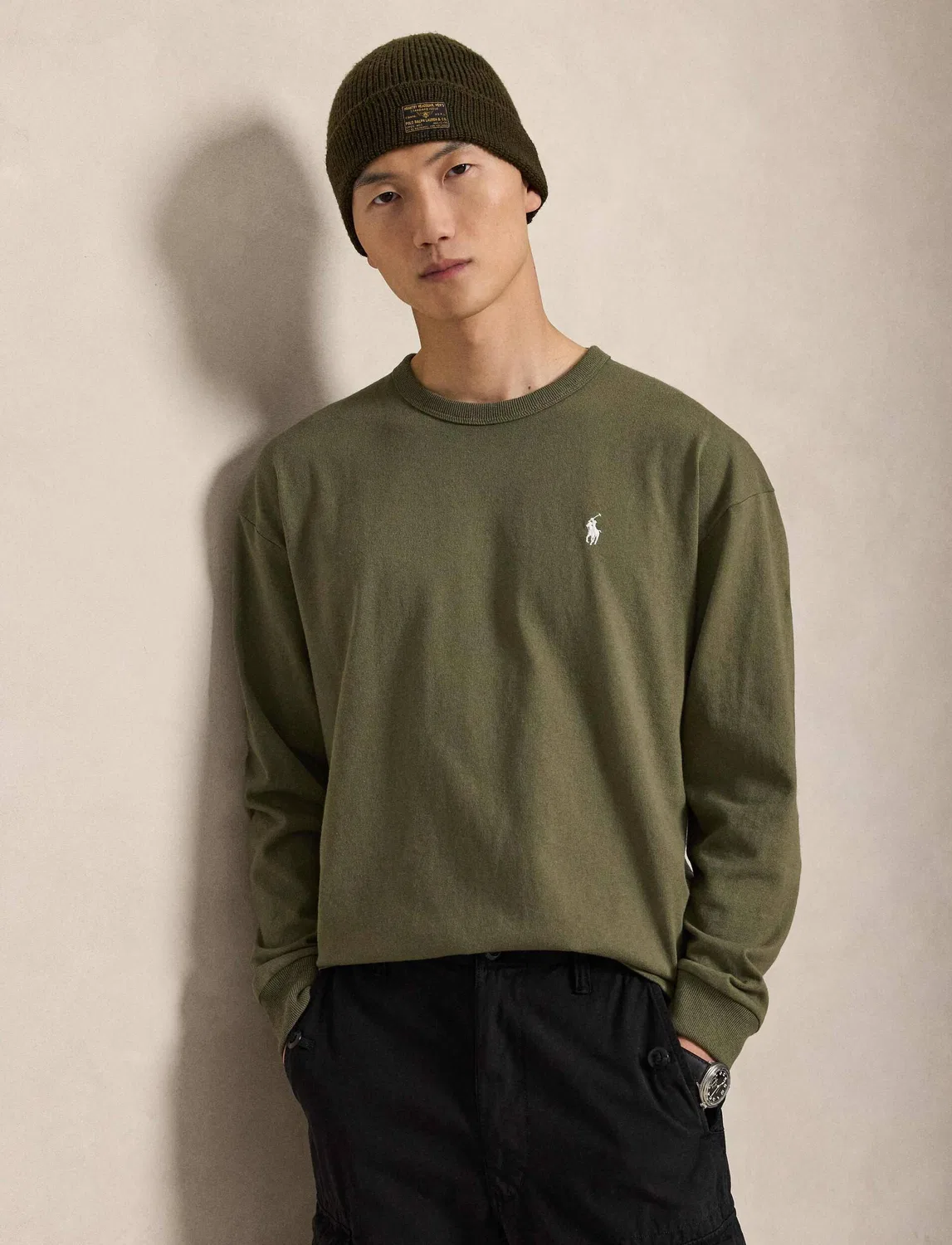 Толстовка Relaxed Fit Polo Ralph Lauren, Verde Oliva
