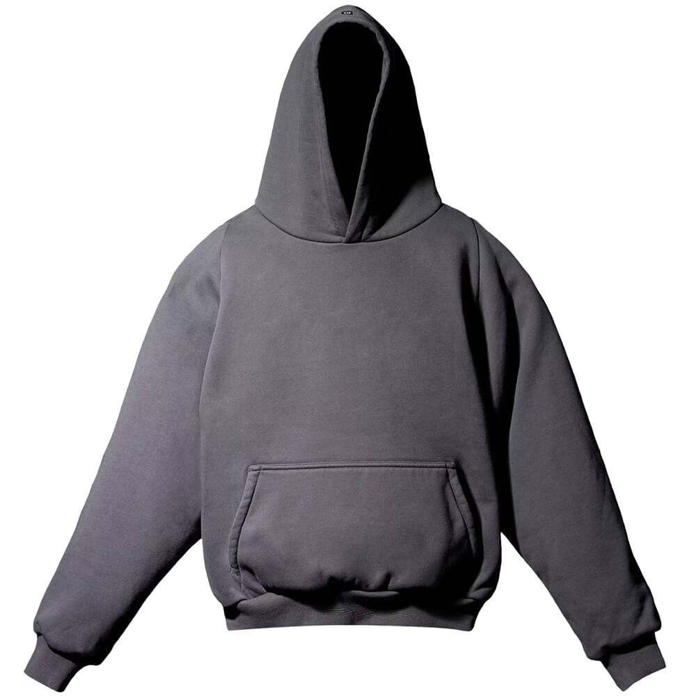 

Худи Yeezy Gap Engineered by Balenciaga Logo Shrunken, черный, Серый, Худи Yeezy Gap Engineered by Balenciaga Logo Shrunken, черный