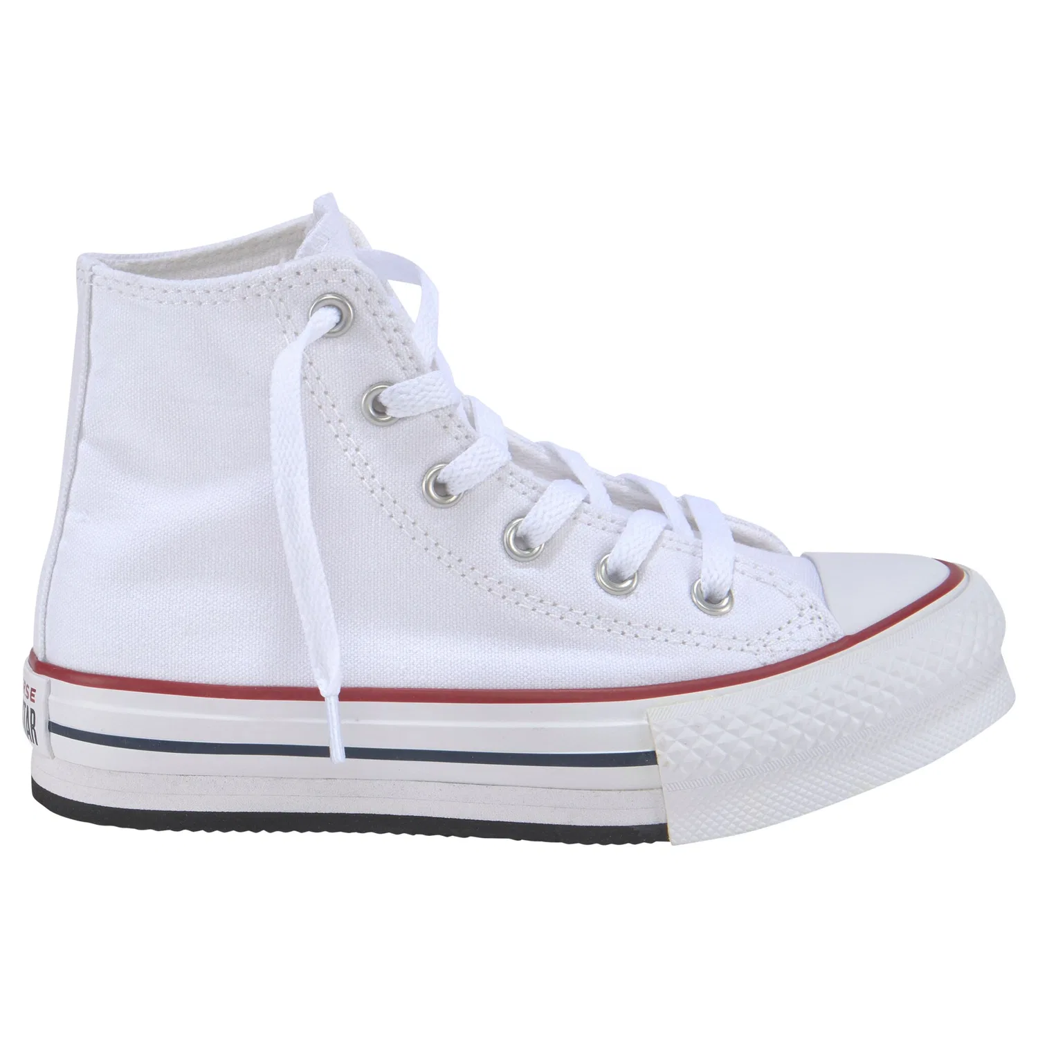 Детские кеды на шнуровке Converse, White — фото 4