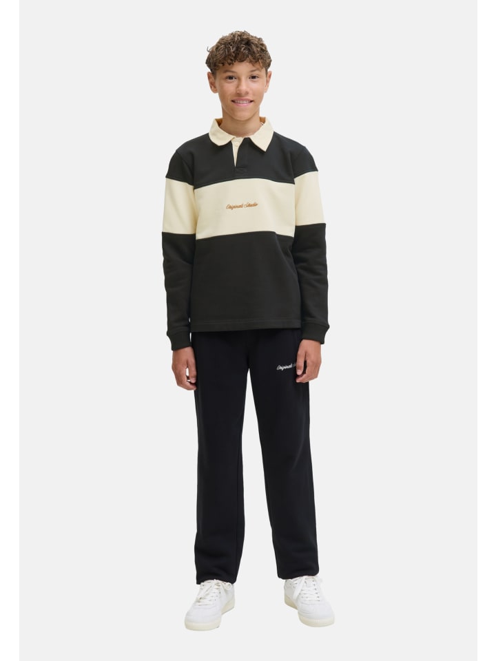 

Рубашка-поло JACK & JONES Junior, черный