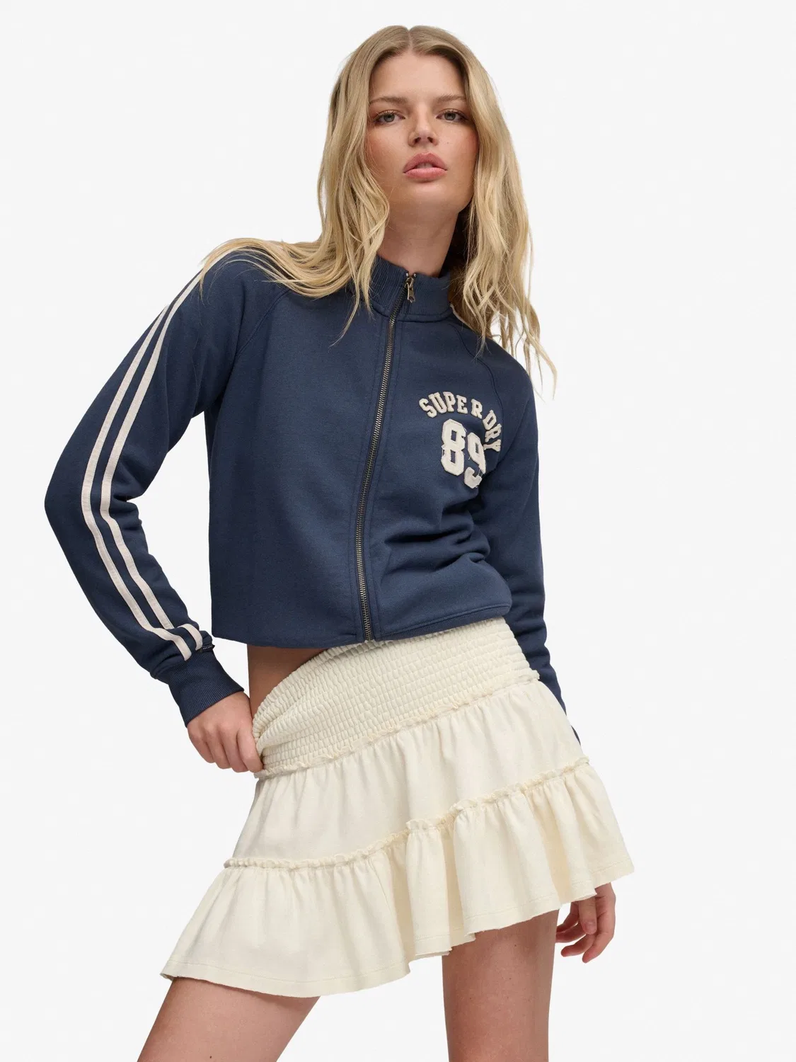 Юбка мини Superdry White