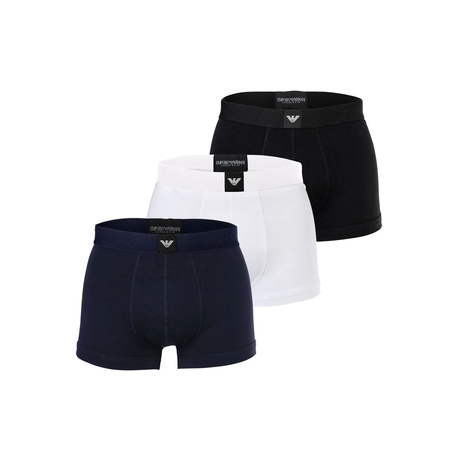 Мужские боксеры из 3 штук Emporio Armani, Schwarz/White/Blau