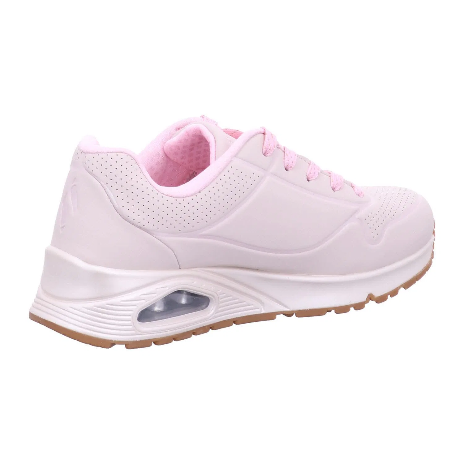 Детские кроссовки для девочек с принтом Laces Skechers, Pink — фото 3