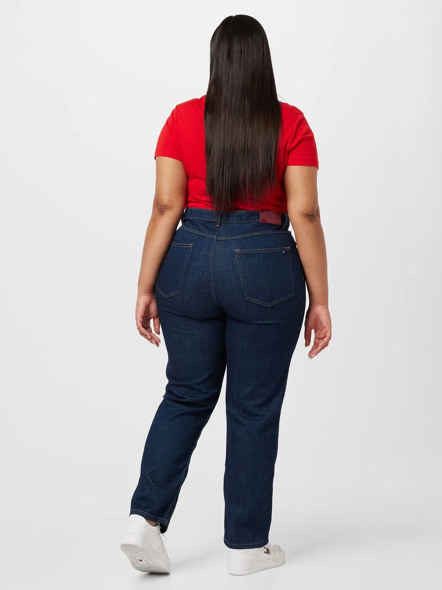 Джинсы TOMMY HILFIGER Regular, темно-синие — фото 3