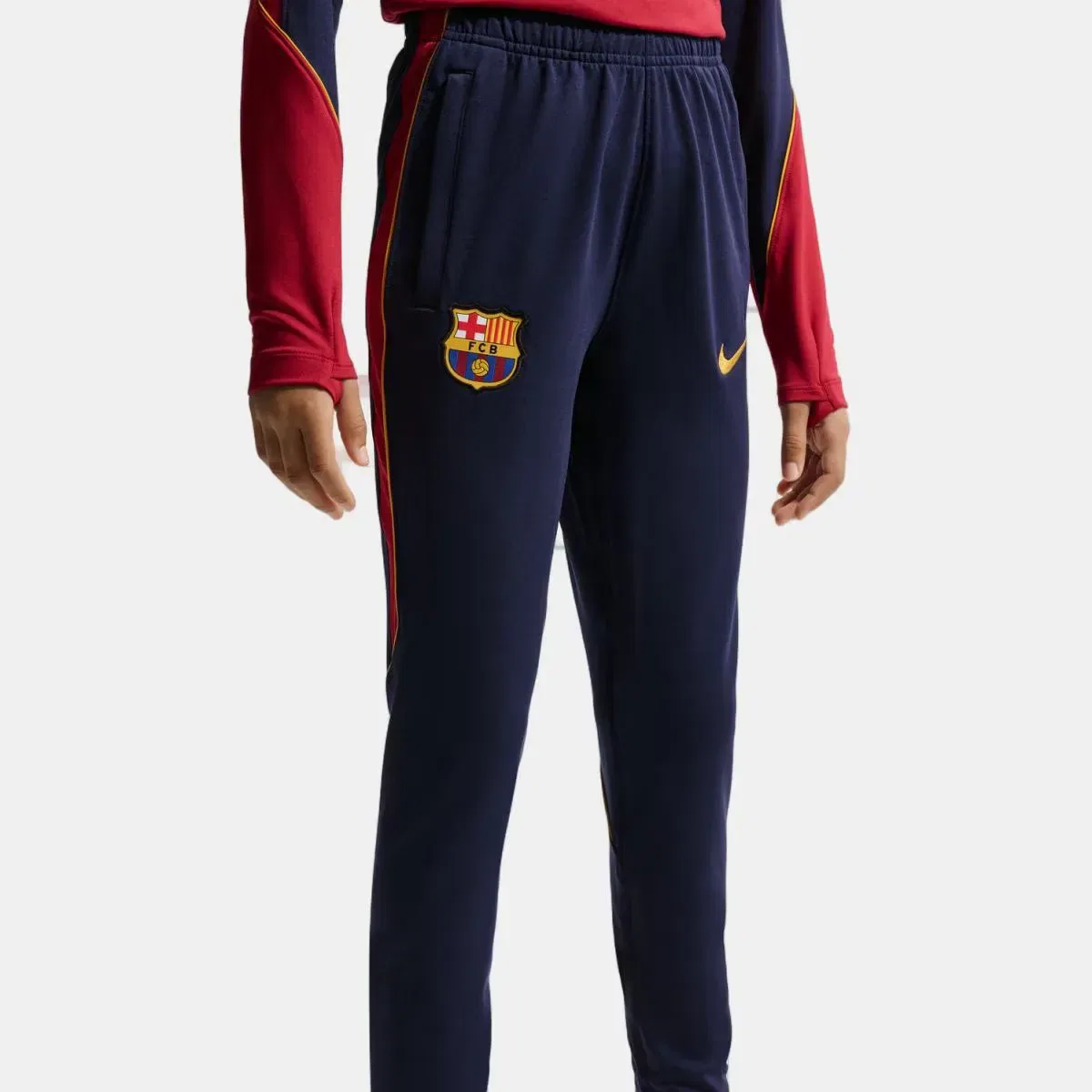 Детские штаны для мальчиков с логотипом FC Barcelona Nike, Azul Oscuro