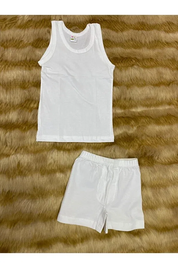 Детский комплект белья для мальчиков хлопковый Skycott, White