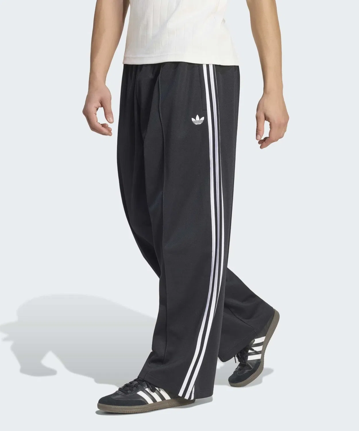Мужские спортивные штаны оверсайз с кулиской Adidas Originals, Black